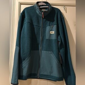 NWT - Howler Bros Turquoise Fleece Jacket